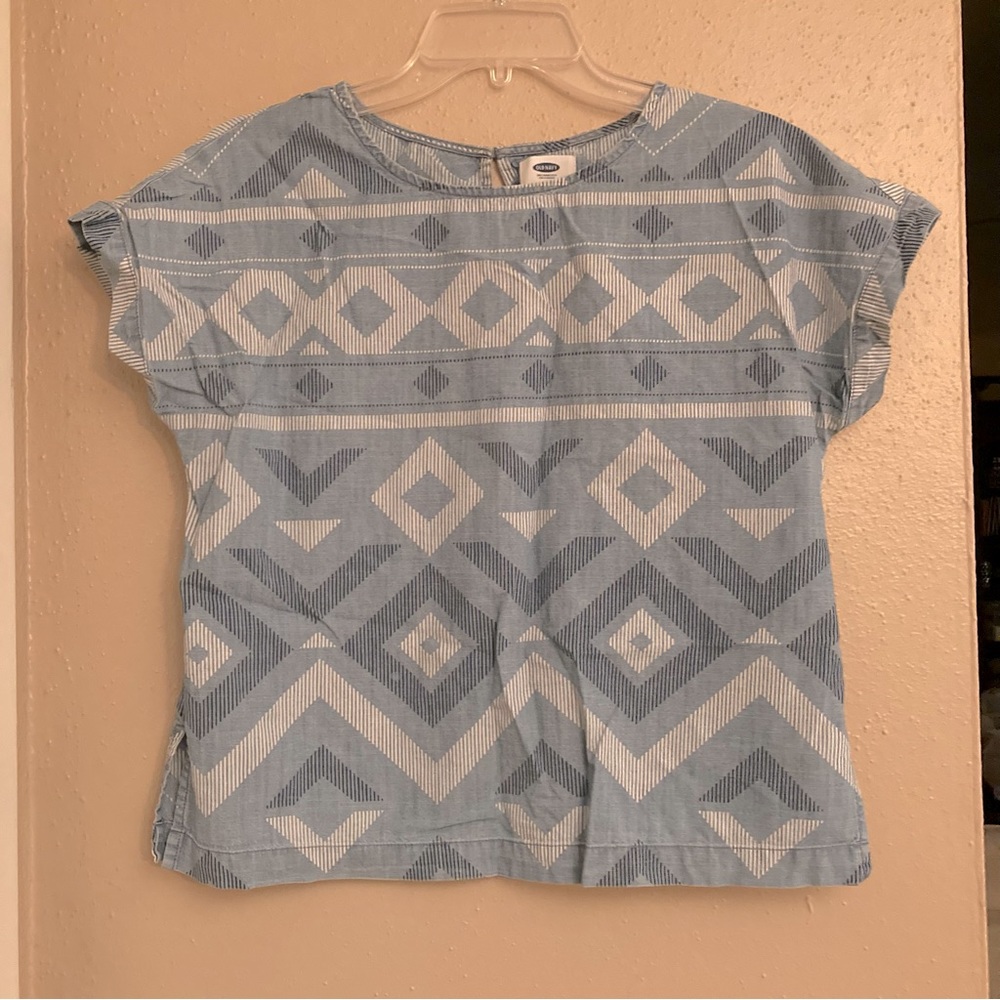 Chevron Print Top